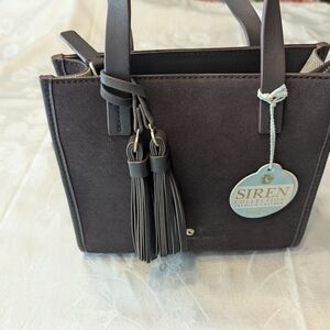 Desire Collection Brown Suede Tote Bag